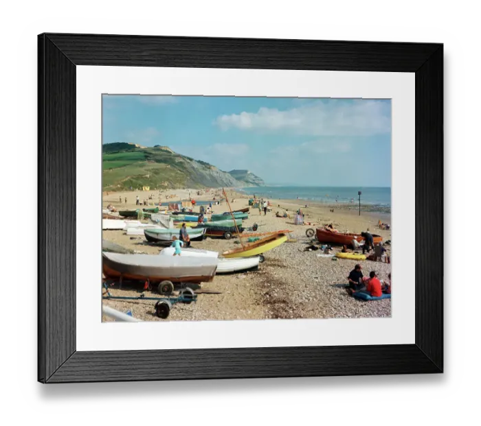 Framed Print : The beach, Charmouth Framed Print : The beach, Charmouth
