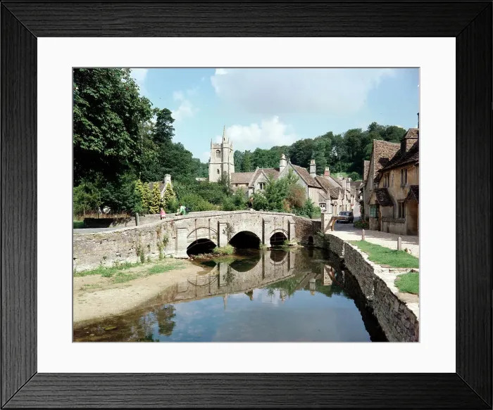 Framed Print : The Bridge, Castle Combe Framed Print : The Bridge, Castle Combe