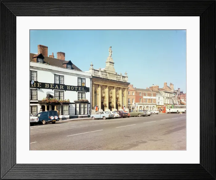 Framed Print : Bear Hotel and Corn Exchange, Devizes Framed Print : Bear Hotel and Corn Exchange, Devizes