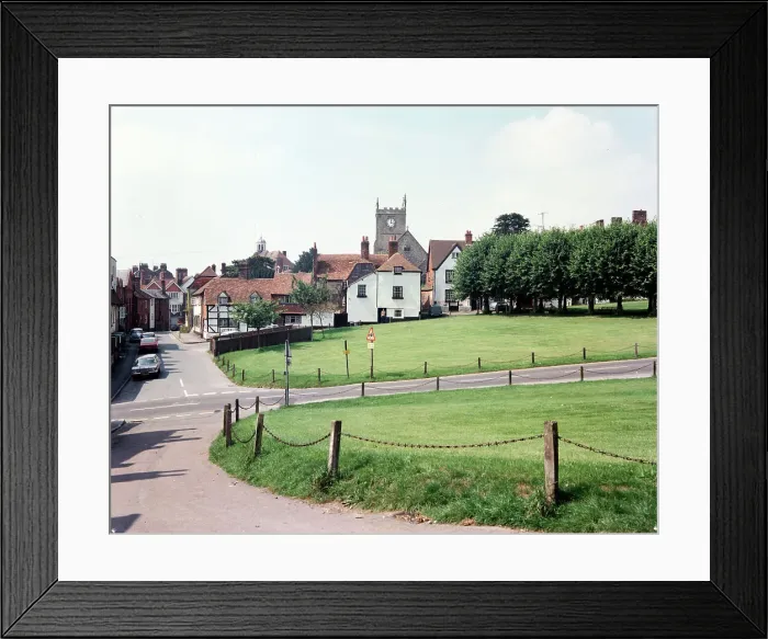 Framed Print : The Green, Marlborough Framed Print : The Green, Marlborough