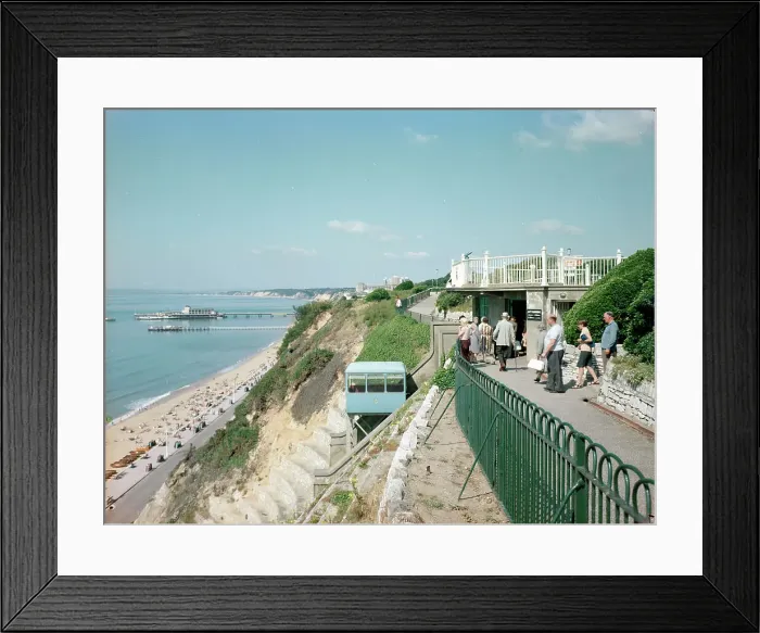 Framed Print : East cliff lift, Bournemouth Framed Print : East cliff lift, Bournemouth