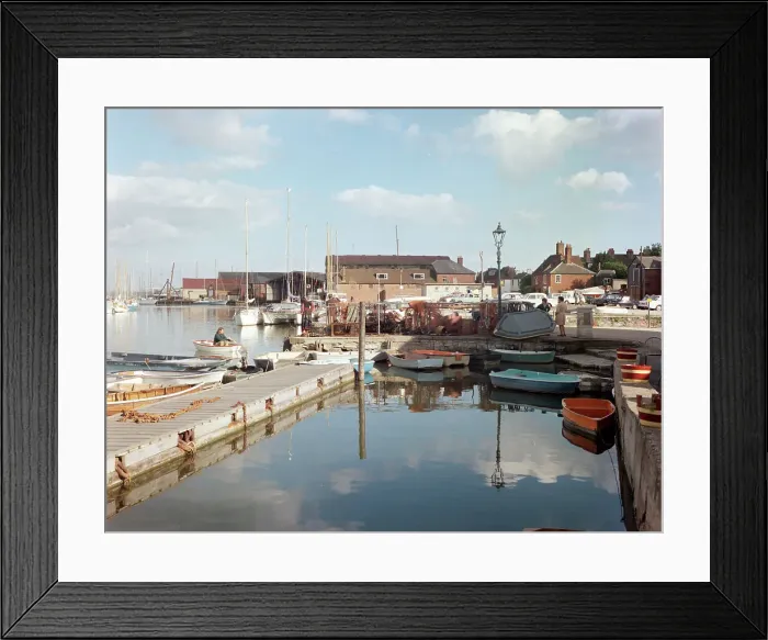 Framed Print : The ferry slip, Lymington Framed Print : The ferry slip, Lymington