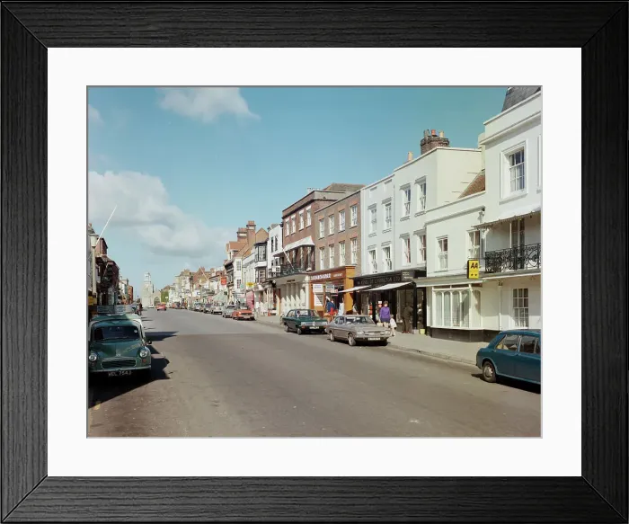 Framed Print : High Street, Lymington Framed Print : High Street, Lymington
