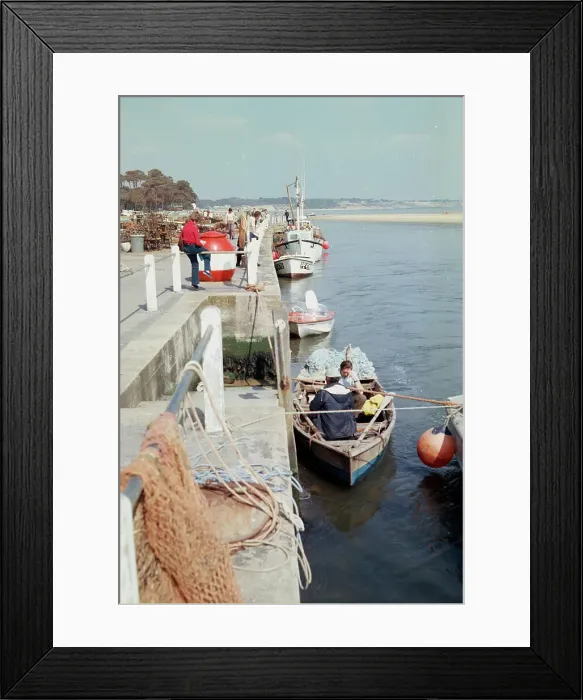 Framed Print : The quay, Mudeford Framed Print : The quay, Mudeford