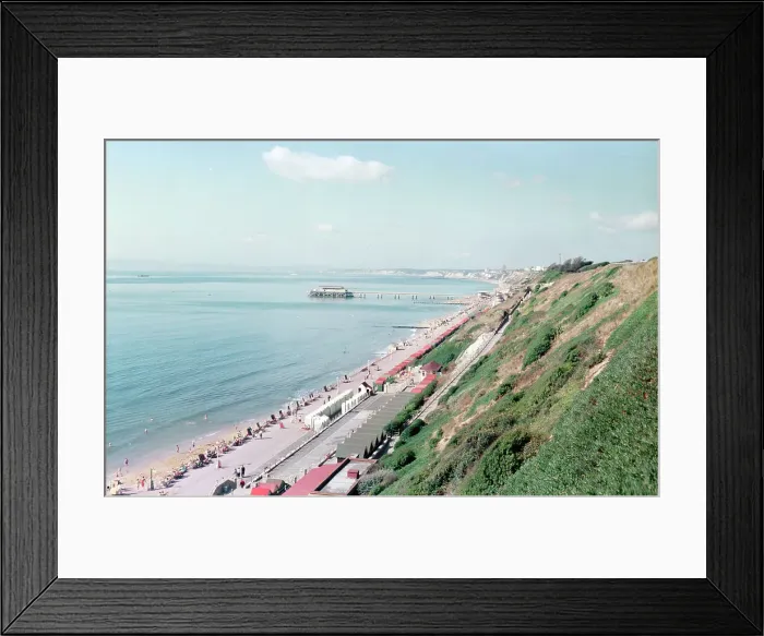Framed Print : East cliff, Boscombe Framed Print : East cliff, Boscombe