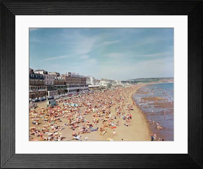 Framed Print : View from the pier, Sandown, Isle of Wight Framed Print : View from the pier, Sandown, Isle of Wight