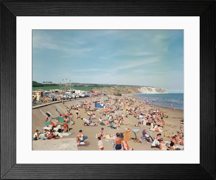 Framed Print : East Beach and Culver Cliff, Sandown, Isle of Wight Framed Print : East Beach and Culver Cliff, Sandown, Isle of Wight