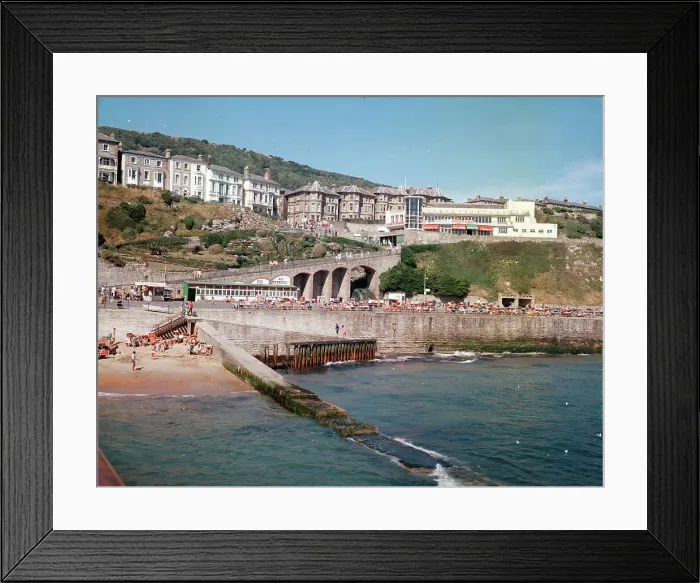 Framed Print : Winter Gardens from the pier, Ventnor, Isle of Wight Framed Print : Winter Gardens from the pier, Ventnor, Isle of Wight