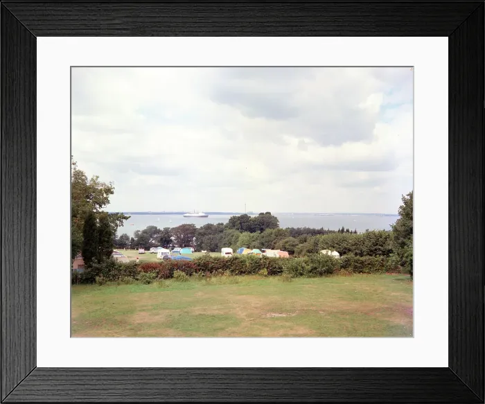 Framed Print : The Solent from Waverley Caravan Park, Cowes, Isle of Wight Framed Print : The Solent from Waverley Caravan Park, Cowes, Isle of Wight
