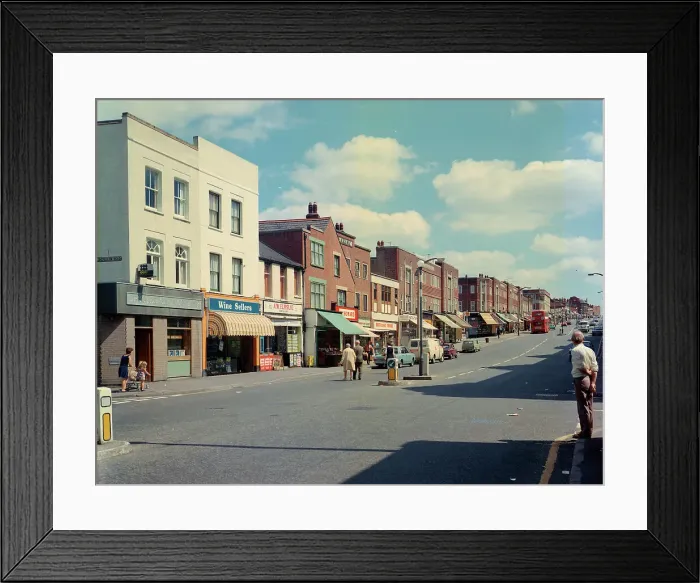 Framed Print : Central Road, Worcester Park Framed Print : Central Road, Worcester Park