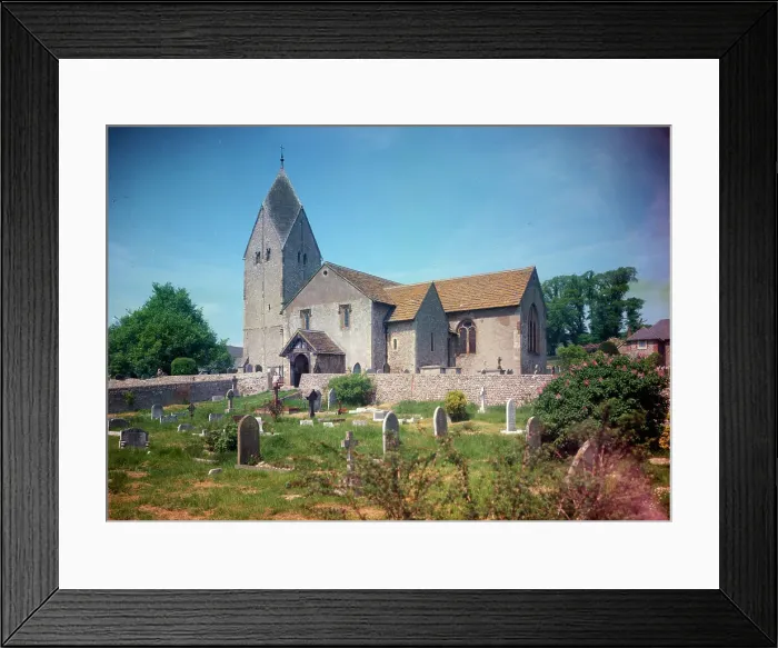 Framed Print : Parish Church, Sompting, South Downs Framed Print : Parish Church, Sompting, South Downs