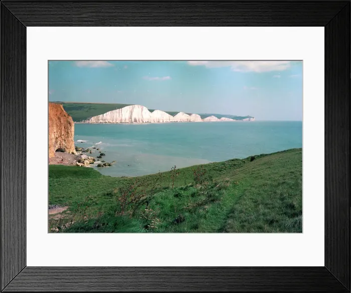 Framed Print : The Seven Sisters, South Downs Framed Print : The Seven Sisters, South Downs
