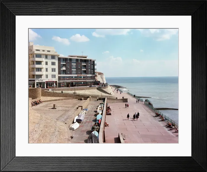 Framed Print : The promenade, Rottingdean Framed Print : The promenade, Rottingdean