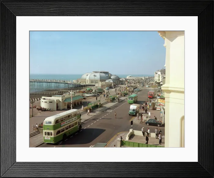 Framed Print : Marine Parade and pier, Worthing Framed Print : Marine Parade and pier, Worthing