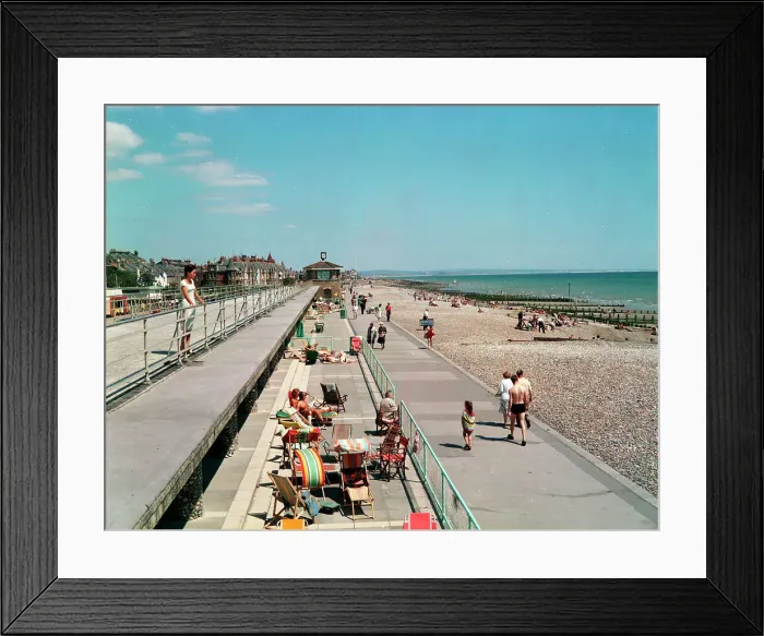 Framed Print : Denton Parade, Worthing Framed Print : Denton Parade, Worthing
