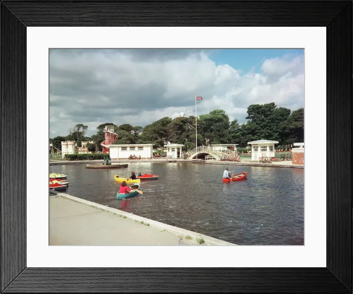 Framed Print : The Boat Pool, Worthing Framed Print : The Boat Pool, Worthing