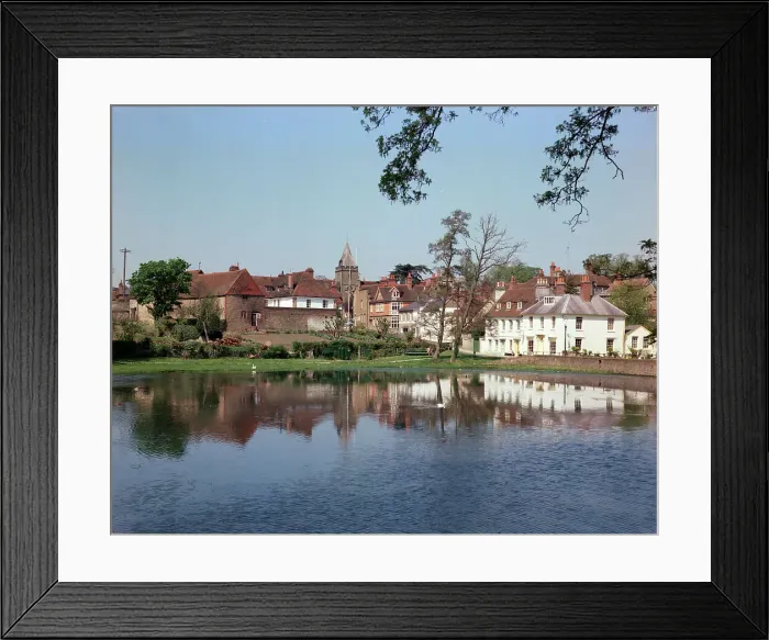 Framed Print : South Pond, Midhurst Framed Print : South Pond, Midhurst