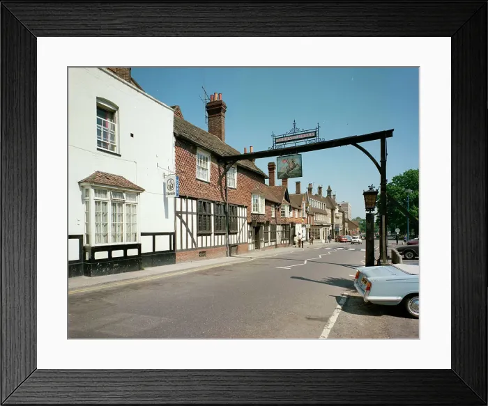 Framed Print : The George Hotel, Crawley Framed Print : The George Hotel, Crawley