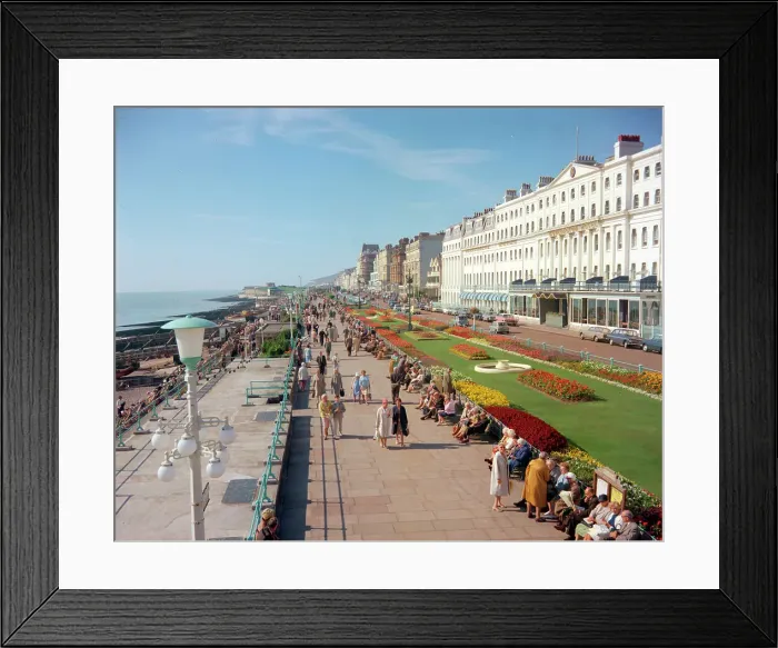 Framed Print : Grand Parade and Carpet Gardens, Eastbourne Framed Print : Grand Parade and Carpet Gardens, Eastbourne
