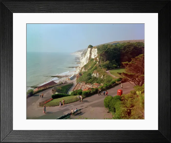 Framed Print : Holywell and the cliffs, Eastbourne Framed Print : Holywell and the cliffs, Eastbourne