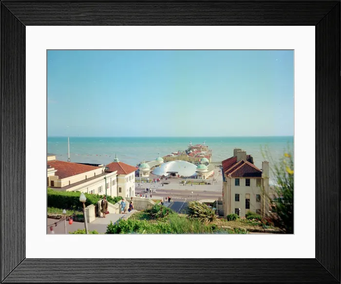 Framed Print : The pier from White Rock, Hastings Framed Print : The pier from White Rock, Hastings