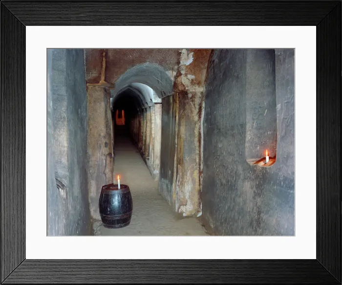 Framed Print : St. Clement's Caves (The Monks Walk), Hastings Framed Print : St. Clement's Caves (The Monks Walk), Hastings