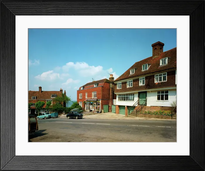 Framed Print : Cottage and village store, Goudhurst Framed Print : Cottage and village store, Goudhurst