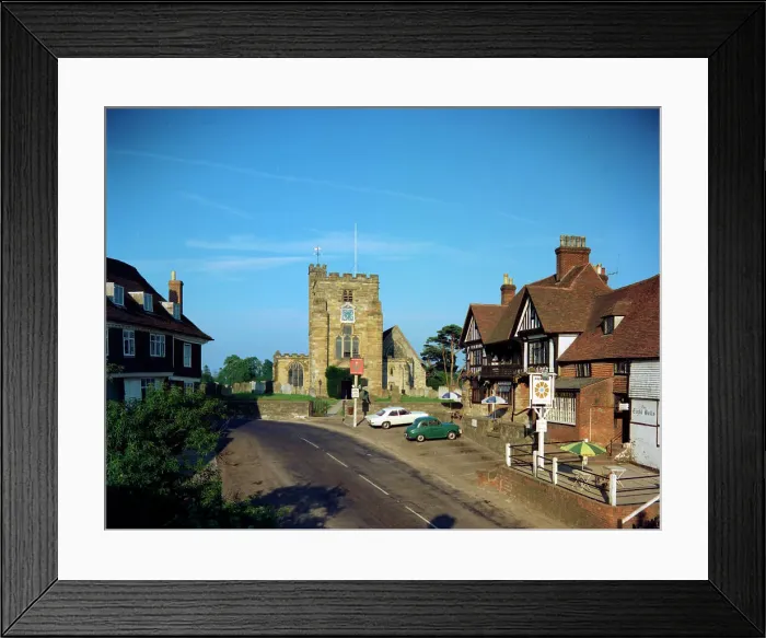 Framed Print : The Parish Church, Goudhurst Framed Print : The Parish Church, Goudhurst