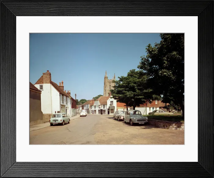 Framed Print : Coronation Square, Lydd, Romney Marsh Framed Print : Coronation Square, Lydd, Romney Marsh