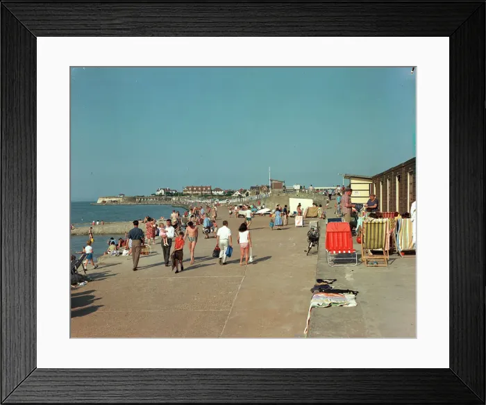Framed Print : The Promenade, Minnis bay, Birchington Framed Print : The Promenade, Minnis bay, Birchington