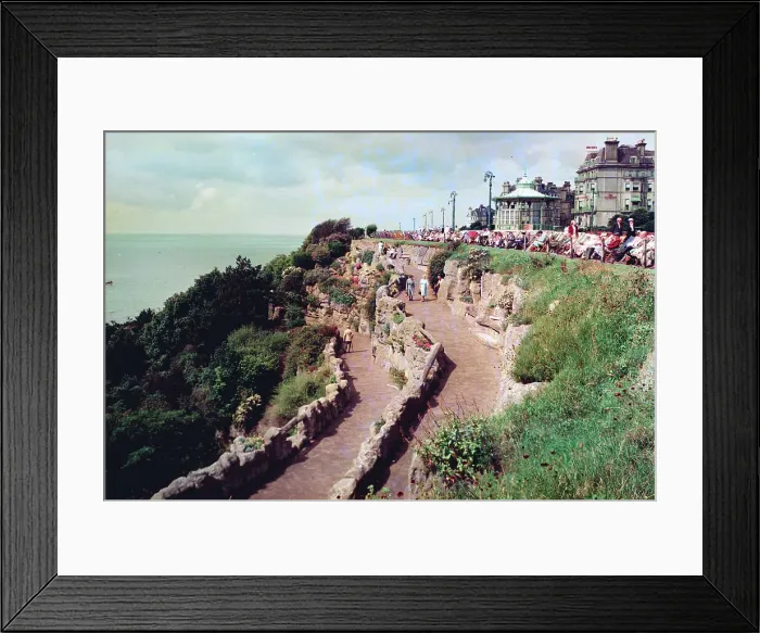 Framed Print : Zig Zag Walk, Folkestone Framed Print : Zig Zag Walk, Folkestone