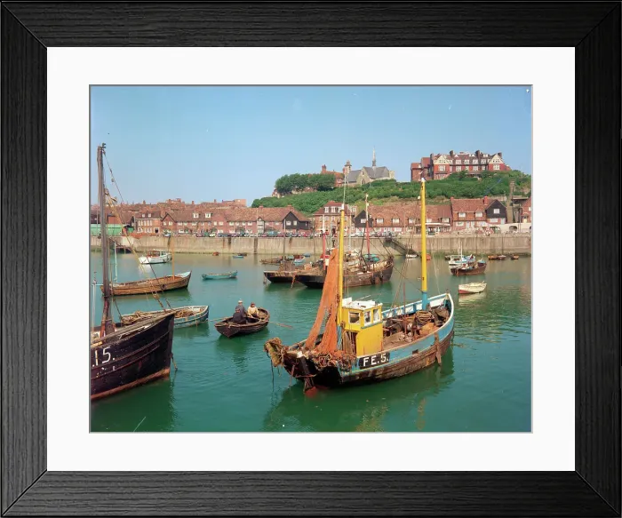 Framed Print : The Harbour, Folkestone Framed Print : The Harbour, Folkestone