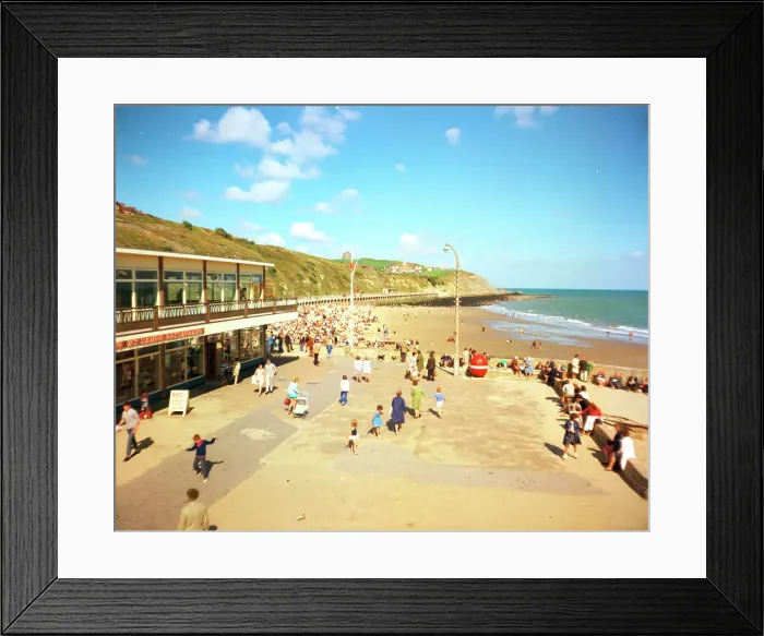 Framed Print : East Promenade and Beach, Folkestone