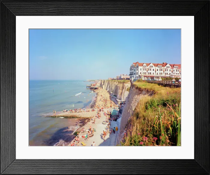 Framed Print : The cliffs, Cliftonville Framed Print : The cliffs, Cliftonville