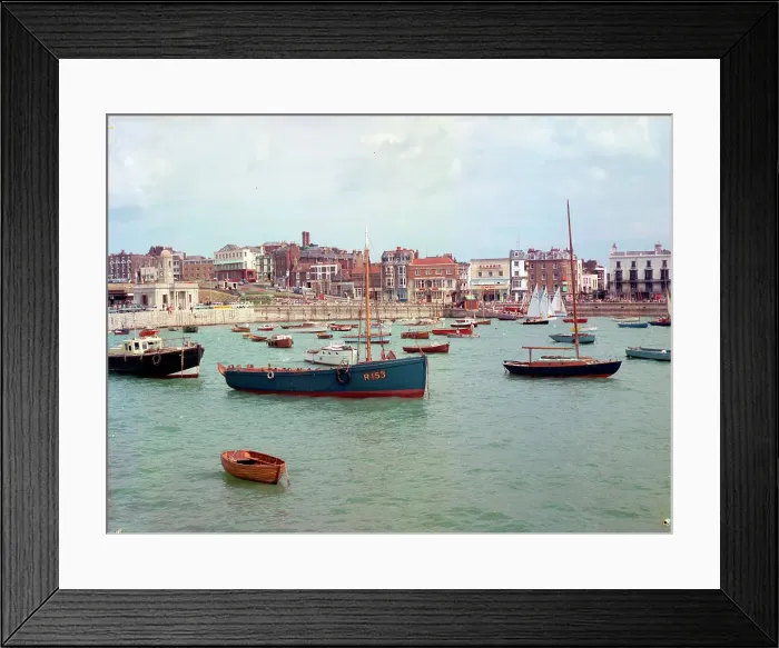 Framed Print : The harbour, Margate Framed Print : The harbour, Margate