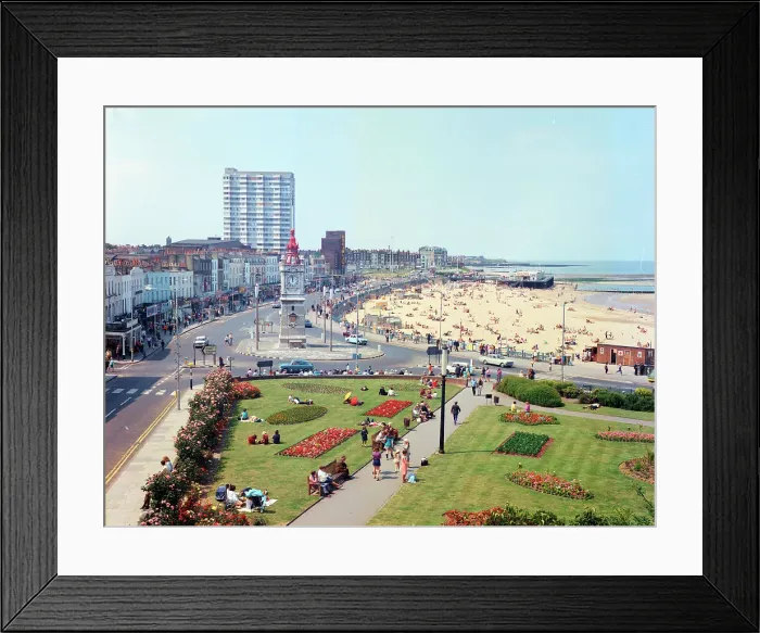 Framed Print : Clock Tower and promenade, Margate Framed Print : Clock Tower and promenade, Margate