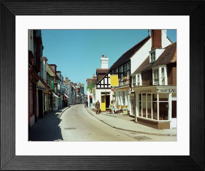 Framed Print : Harbour Street, Whitstable