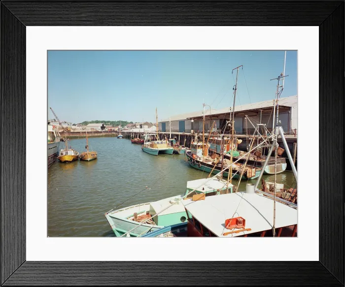Framed Print : The harbour, Whitstable Framed Print : The harbour, Whitstable