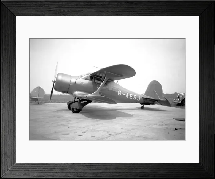 Framed Print : Beechcraft 17 Staggerwing G-AESJ Framed Print : Beechcraft 17 Staggerwing G-AESJ
