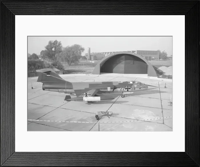 Framed Print : Lockheed F-104G Starfighter 22+58 Framed Print : Lockheed F-104G Starfighter 22+58
