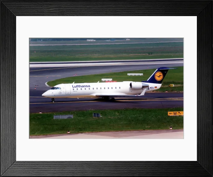 Framed Print : Canadair CRJ-100LR D-ACLJ Framed Print : Canadair CRJ-100LR D-ACLJ