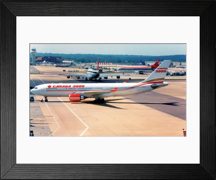 Framed Print : Airbus A330-202 C-GGWC Framed Print : Airbus A330-202 C-GGWC