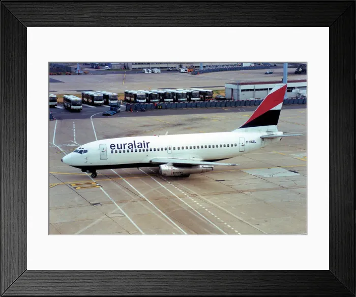 Framed Print : Boeing 737-222 F-GCSL Framed Print : Boeing 737-222 F-GCSL