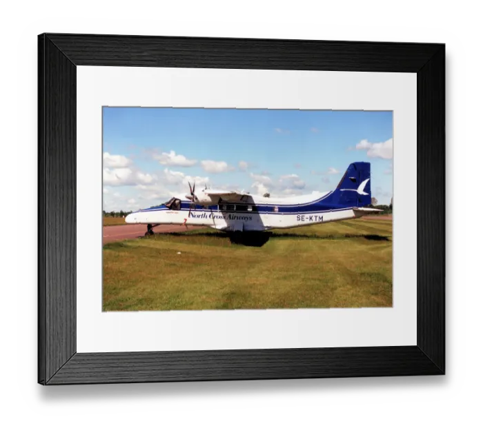 Framed Print : Dornier Do 228-100 SE-KTM Framed Print : Dornier Do 228-100 SE-KTM