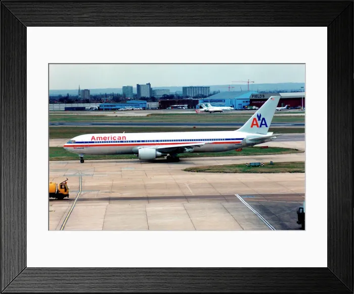 Framed Print : Boeing 767-323ER N366AA Framed Print : Boeing 767-323ER N366AA