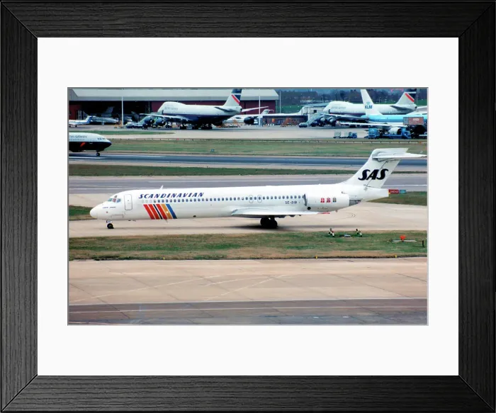 Framed Print : McDonnell Douglas MD-87 SE-DIB Varin Viking Framed Print : McDonnell Douglas MD-87 SE-DIB Varin Viking