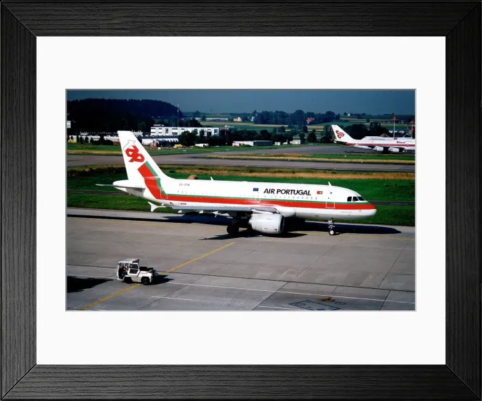 Framed Print : Airbus A319-111 CS-TTA Vieira da Silva Framed Print : Airbus A319-111 CS-TTA Vieira da Silva