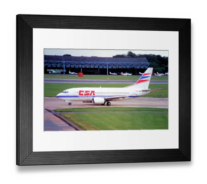 Framed Print : Boeing 737-55S OK-XGB Olomouc Framed Print : Boeing 737-55S OK-XGB Olomouc