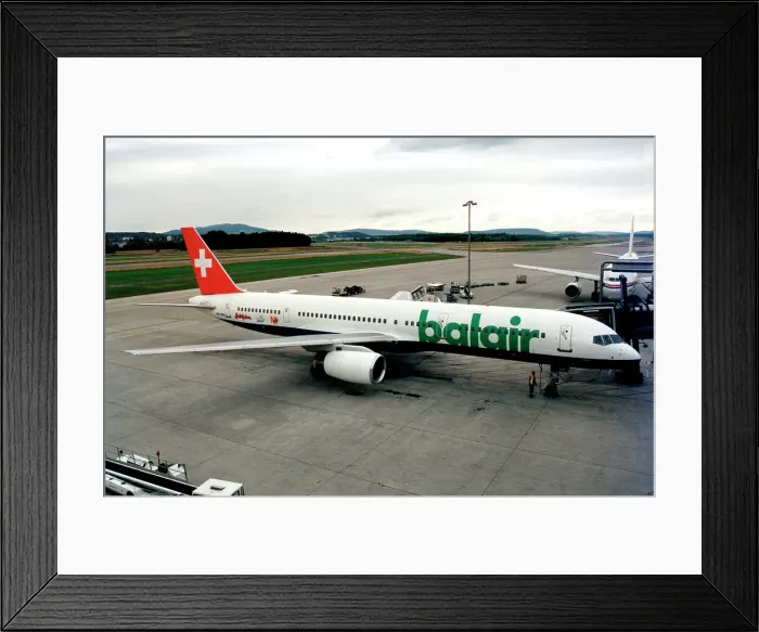 Framed Print : Boeing 757-2G5 HB-IHR Framed Print : Boeing 757-2G5 HB-IHR