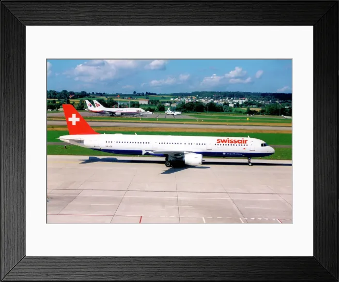 Framed Print : Airbus A321-111 HB-IOE Framed Print : Airbus A321-111 HB-IOE